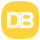 db logo for online slot games.
